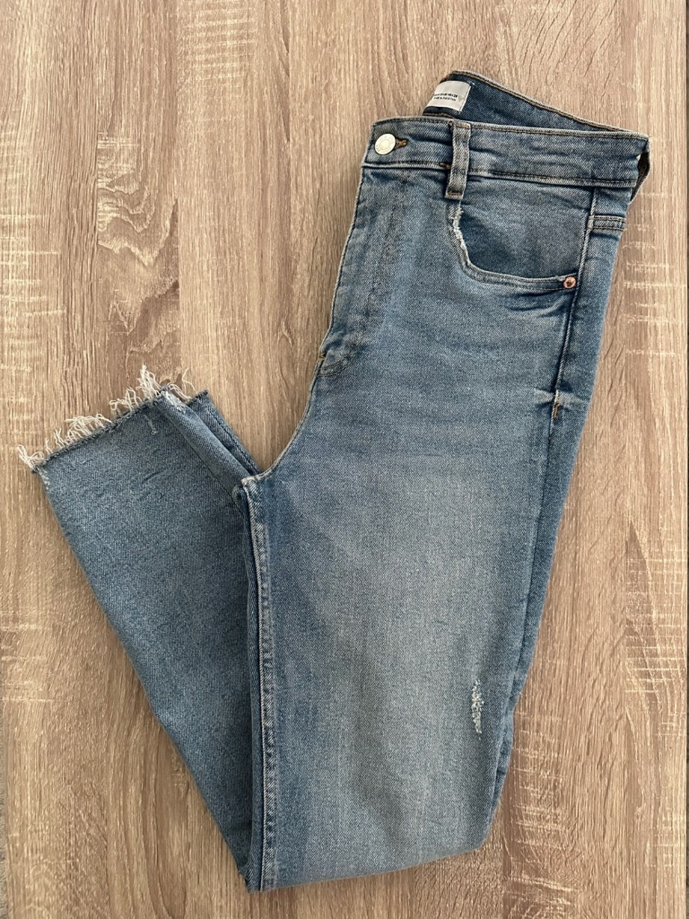 Zara High Waisted Skinny Jeans